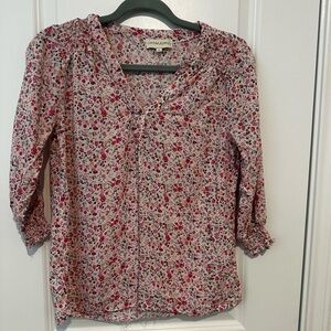 Cynthia Rowley Floral Blouse